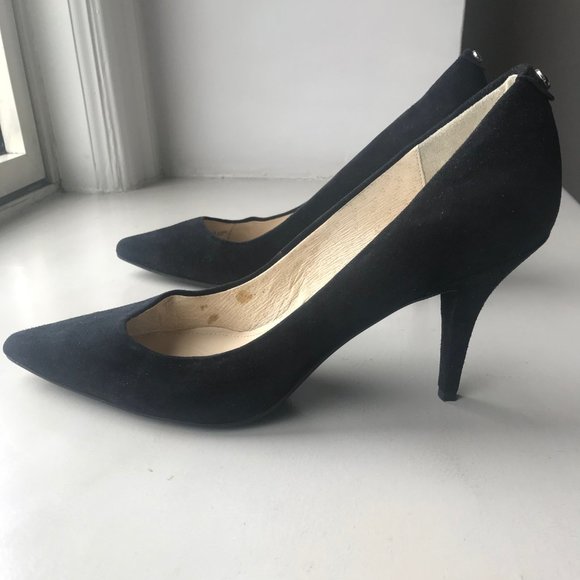 MICHAEL Michael Kors Black Suede High Heel Pump - Picture 4 of 7